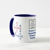 Mug NOUVELLE-ZÉLANDE Immobilier LOGO Realtor (Devant gauche)