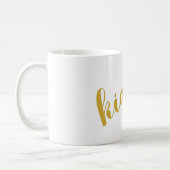 MUG NOUVELLE-ZÉLANDE KIA ORA MAORI ÉLÉGANT GOLD LOLD H (Gauche)