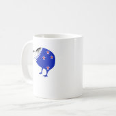 Mug Nouvelle-Zélande, Kiwi Bird, Silver Fern (Devant gauche)