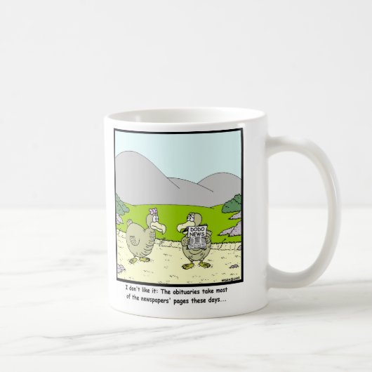 Mug Nouvelles de dronte : Bande dessinée de dronte (Droite)