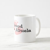 Mug Nouvelles empreintes de pas fières de bébé (Devant droit)