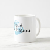 Mug Nouvelles empreintes de pas fières de bébé de (Devant droit)