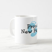 Mug Nouvelles empreintes de pas fières de bébé de (Devant gauche)