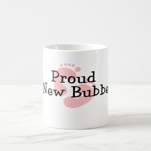 Mug Nouvelles empreintes de pas fières de bébé de (Centre)