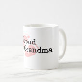Mug Nouvelles empreintes de pas fières de bébé de (Devant droit)
