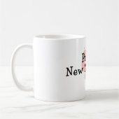 Mug Nouvelles empreintes de pas fières de bébé de (Gauche)