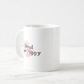 Mug Nouvelles empreintes de pas fières de bébé de (Devant gauche)