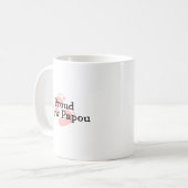 Mug Nouvelles empreintes de pas fières de bébé de (Devant gauche)