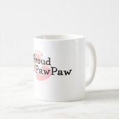 Mug Nouvelles empreintes de pas fières de bébé de (Devant droit)