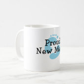 Mug Nouvelles empreintes de pas fières de bébé de Mema (Devant gauche)