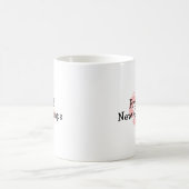 Mug Nouvelles empreintes de pas fières de bébé de papy (Centre)