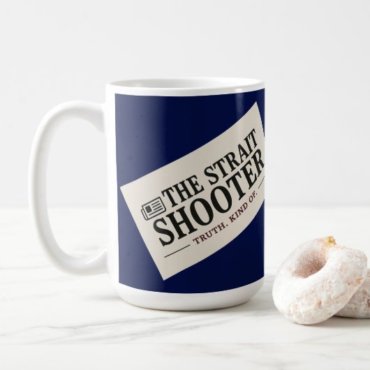 Mug Nouvelles officielles de Strait Shooter (Avec donut)