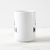 Mug NOVA Black Floral Crâne Halloween Mama (Centre)