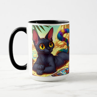 Mug #NovaCatAdventures Ejyptian Classic Mug, 11 oz