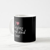 Mug Novelty Love Jouer Main Et Pied Card Jeu (Devant gauche)
