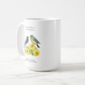 Mug Novembre Mois de naissance Fleur Chrysanthème Oise (Devant gauche)