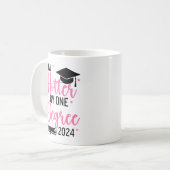 Mug Now Hotter By one Degree 2024 Funny Graduated Gift (Devant gauche)