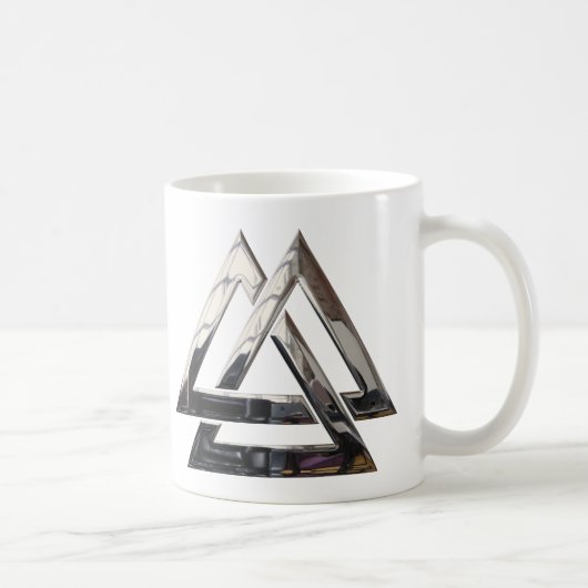 Mug Noyer noir - argent (Droite)