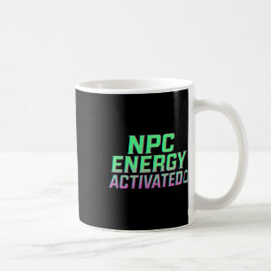 Mug Npc Énergie Activée Drôle Esthétique Gamer Rgb Pix