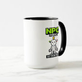 Mug NPC Mode Activated Pixel Funny Cartoon (Devant droit)