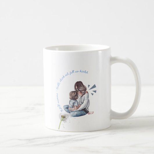 Mug NPF-mugg – Trött, stark & full av kärlek (Droite)