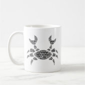 Mug Nuage de mot de signe de zodiaque d'astrologie de (Gauche)