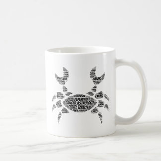 Mug Nuage de mot de signe de zodiaque d'astrologie de