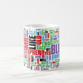 Mug Nuage de mot d'Ulysse (Centre)