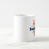 Mug Nuage de mots de natation (Centre)