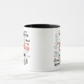 Mug Nuage de mots des passionnés de voitures (Centre)