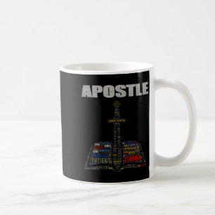 Mug Nuage de mots du ministre de l'église Astle Pasteu