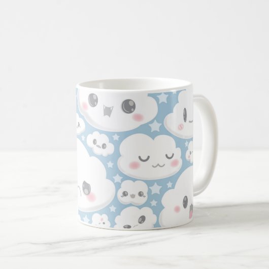 Mug nuage heureux (Devant droit)