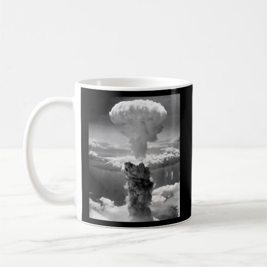 Mug Nuage nucléaire de la bombe atomique contre les es (Gauche)