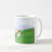 Mug Nuage regardant des carlins fixement (Devant droit)