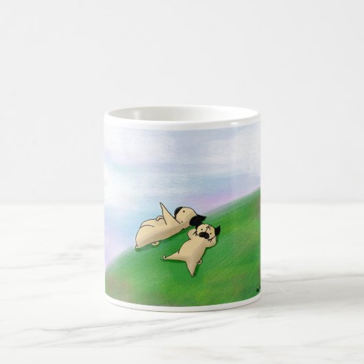 Mug Nuage regardant des carlins fixement (Centre)