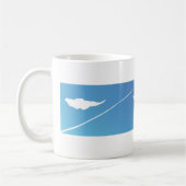 Mug Nuage regardant le boug de lapin du ciel (Gauche)