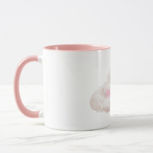 Mug Nuage Rose (Gauche)