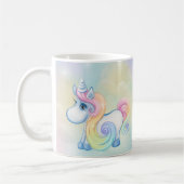 Mug Nuage unique de pastel de licorne (Gauche)