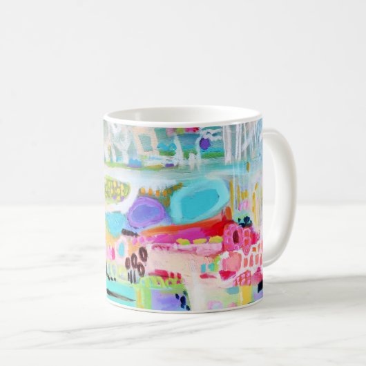 Mug Nuages Abstraits (Devant droit)