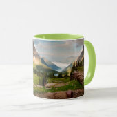 Mug Nuages balayant par des montagnes (Devant droit)