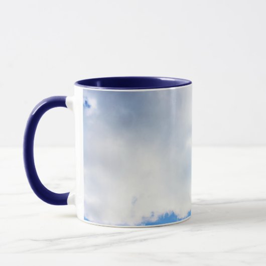 Mug Nuages blancs et ciel bleu (Gauche)