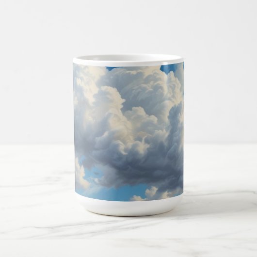 Mug Nuages blancs et ciel bleu clair (Centre)