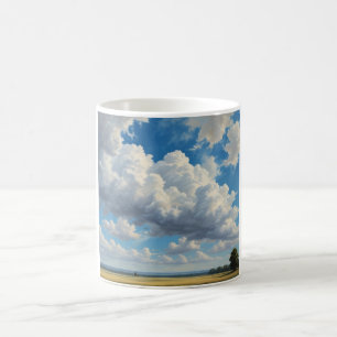 Mug Nuages blancs et ciel bleu clair
