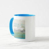 Mug Nuages Blancs Surplombant Un Beau Paysage (Devant gauche)
