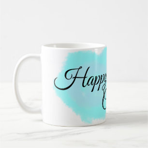 Mug Nuages bleu vert pastel heureux anniversaire enfan
