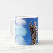 Mug Nuages bleus sculptés romains (Devant gauche)