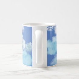Mug Nuages bleus sculptés romains