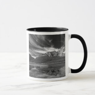 Mug Nuages cirrus au-dessus du lac Waterfowl, Banff