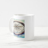 Mug Nuages de boussole (Devant gauche)