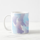 Mug Nuages de pluie Aquarelle (Gauche)